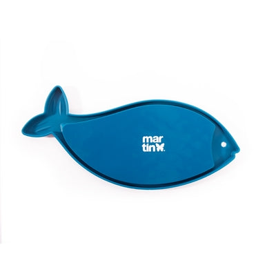 Martin Leckmatte Fisch Silikon blau