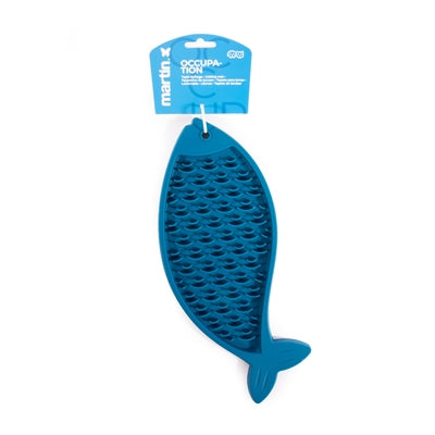 Martin Leckmatte Fisch Silikon blau