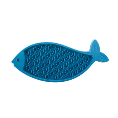 Martin Leckmatte Fisch Silikon blau