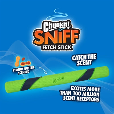 Chuckit Sniff Fetch Stick mit Erdnussbutterduft