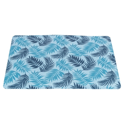 Trixie Kühlmatte mit Palmblätter-Aufdruck in Hellblau