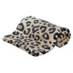 Trixie Hundedecke Leo, weicher Plüsch, Leopardenmuster, Creme