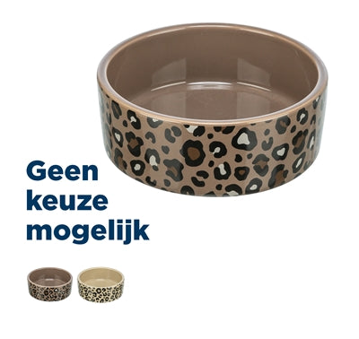 Trixie Futternapf Trinknapf Leo Keramik Leopardenmuster sortiert