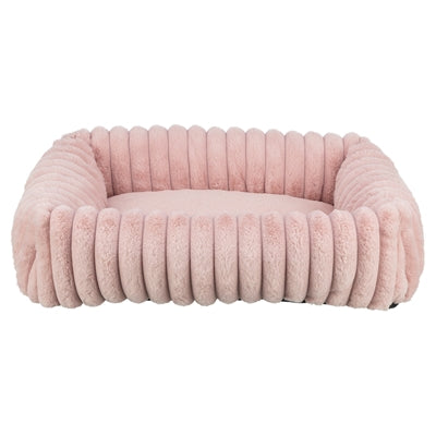 Trixie Hundebett Lonni eckig Cord rosa