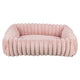 Trixie Hundebett Lonni eckig Cord rosa