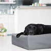 BIA -Bett künstlicher Lederdeckel Hundekorb grau