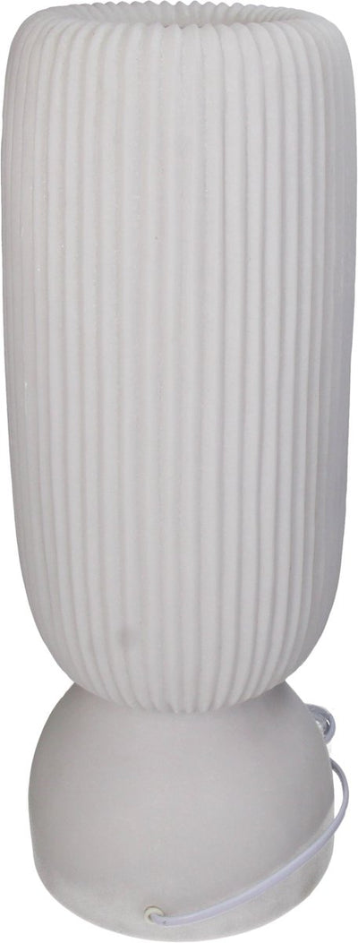 HD Collection Tischlampe Sandstein Elfenbein 16,5x16,5x44,6cm