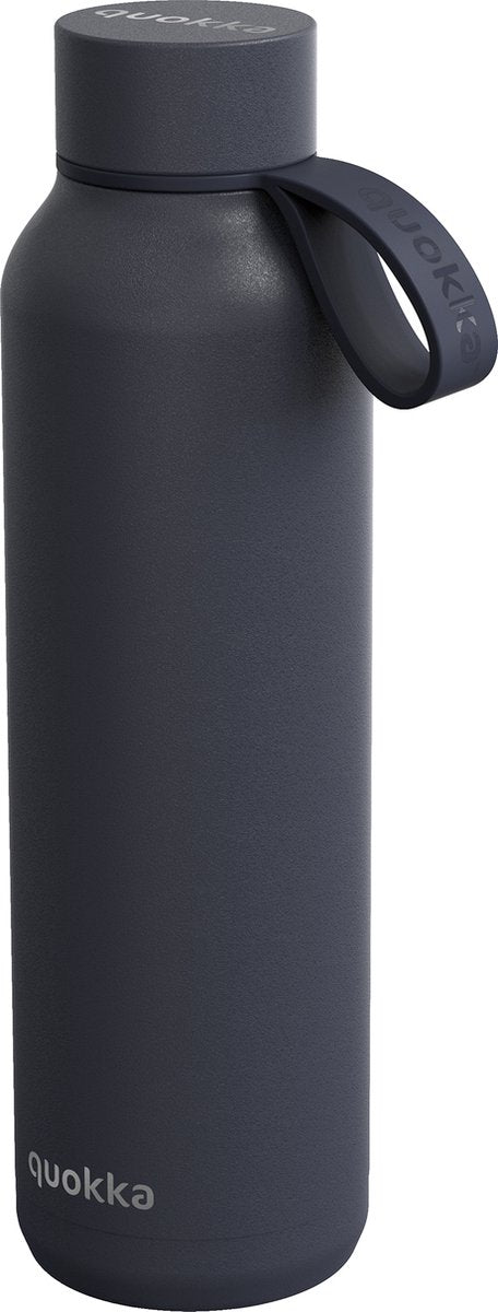 Quokka Trinkflasche Edelstahl massiv Schiefer 630 ml