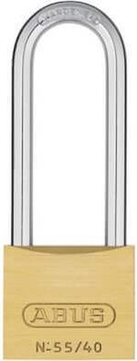 Abus Handlot Solid 55 40 mm Gold - Diskus lang - Schlüsselschloss