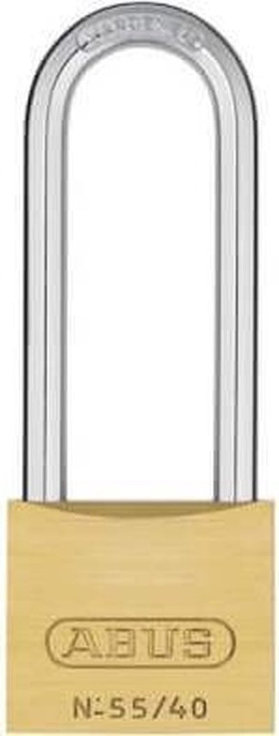 Abus Handlot Solid 55 40 mm Gold - Diskus lang - Schlüsselschloss