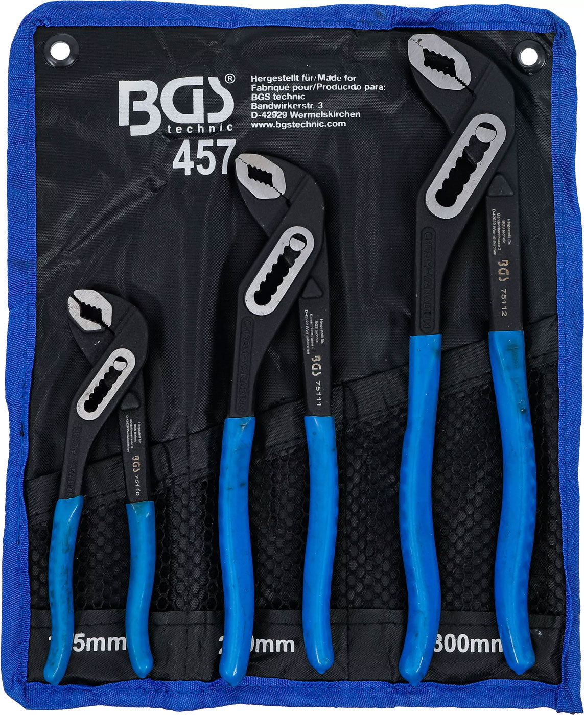 BGS Technic Wasserpumpenzangen-Satz 3-tlg.