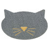 Trixie Katzentoilettenmatte Katzenkopf PVC hellgrau