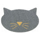 Trixie Katzentoilettenmatte Katzenkopf PVC hellgrau