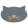 Trixie Katzentoilettenmatte Katzenkopf PVC hellgrau
