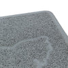 Trixie Katzentoilettenmatte Katzensilhouette PVC hellgrau