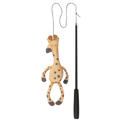 Trixie Katzenrute Teleskop Großkatzen mit Giraffe Braun