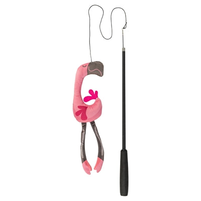 Trixie Katzenrute Teleskop Großkatzen mit Flamingo Pink