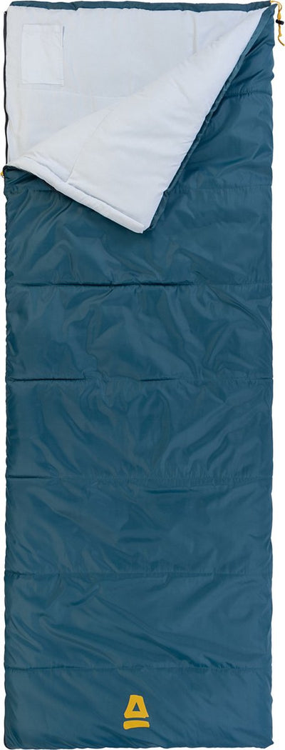 Abbey Camp Schlafsack Winter – Deckenmodell – Blau – 220 x 82 cm – extra lang geräumig – verbindbar