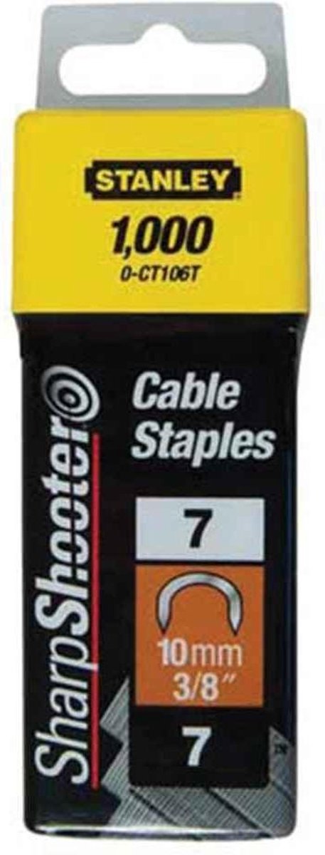 Stanley 1-ct107t Heftklammern 11 mm Typ 7 – ve=1000