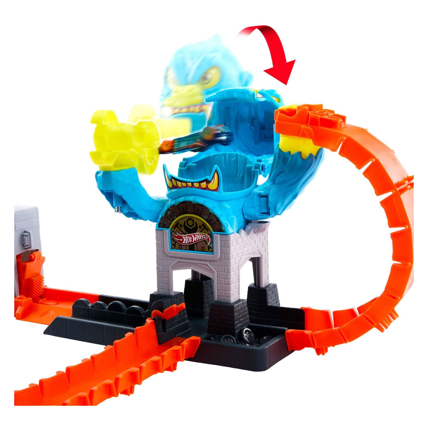 Hot Wheels City Gorilla Attack Spielset und Spielzeugauto