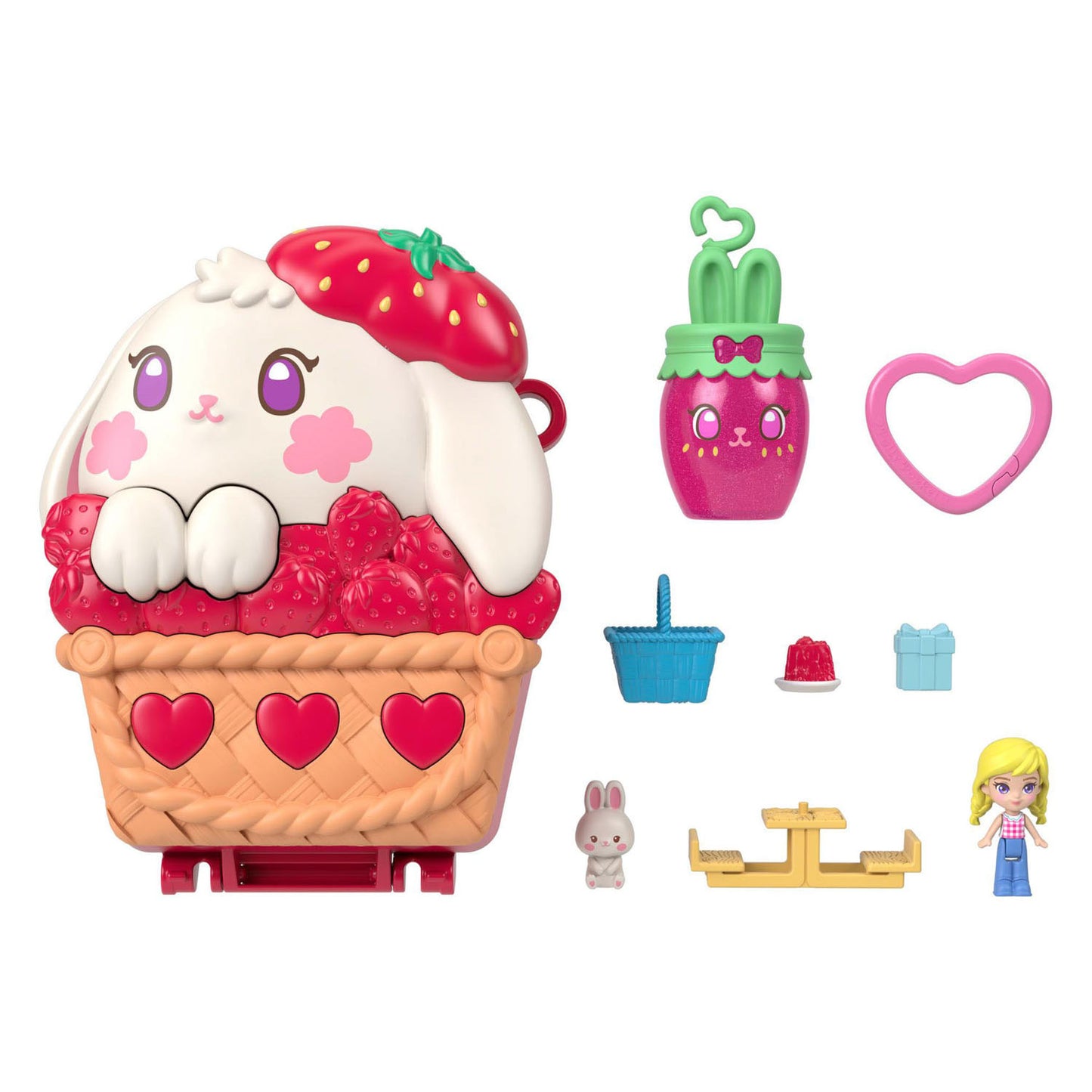 Pic Polly Pocket Kompakt-Spielset „Knick of the Rabbit“.