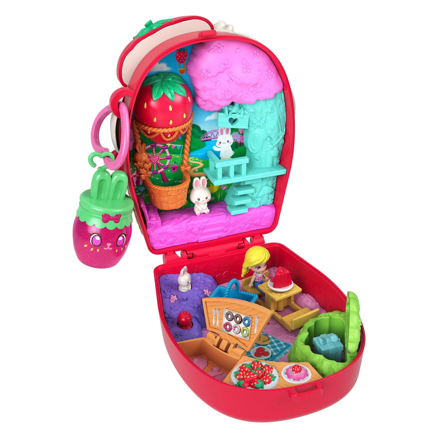 Pic Polly Pocket Kompakt-Spielset „Knick of the Rabbit“.