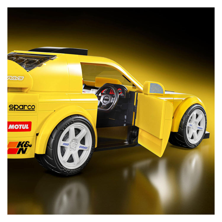 Hot Wheels Brick Shop Speed ​​Series 2007 Honda S2000 1:32 Bauset – 257-teilig.