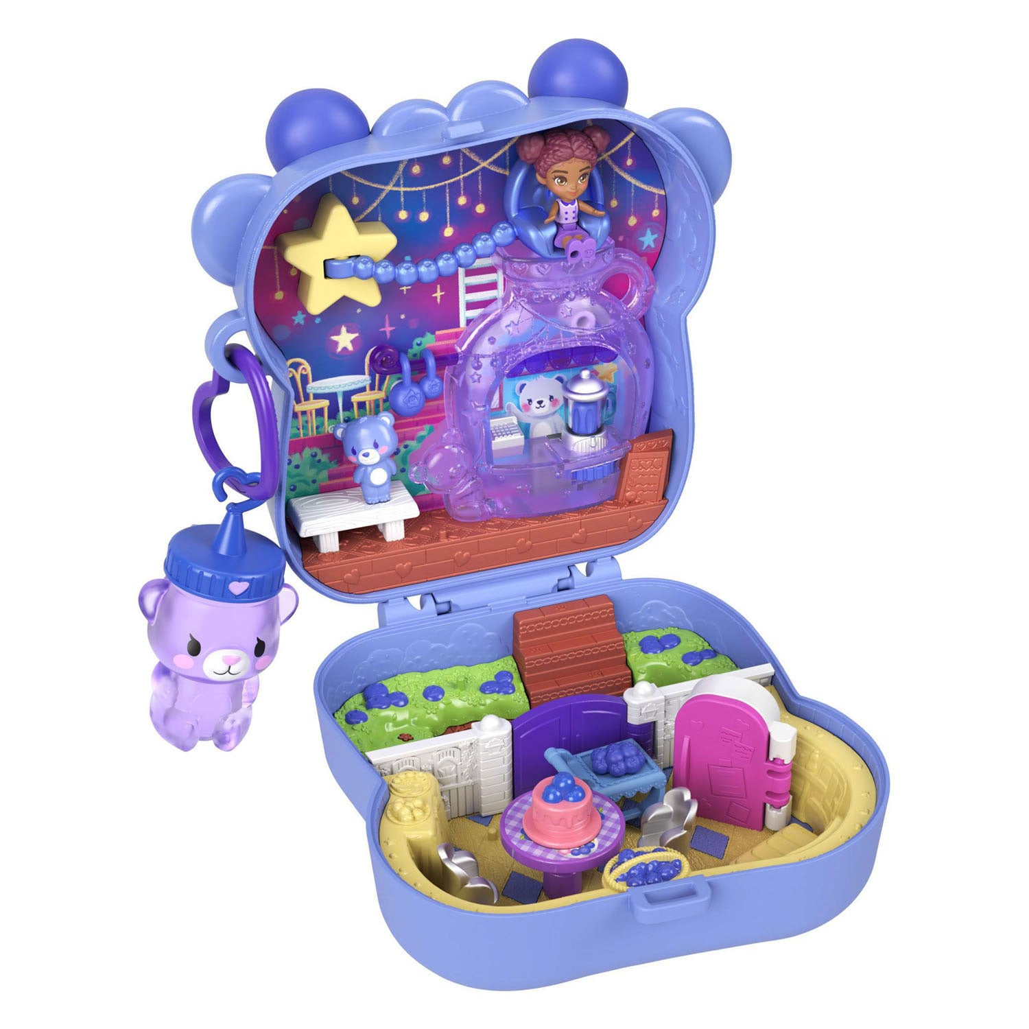 Polly Pocket Kompaktset Bären und Blaubeeren