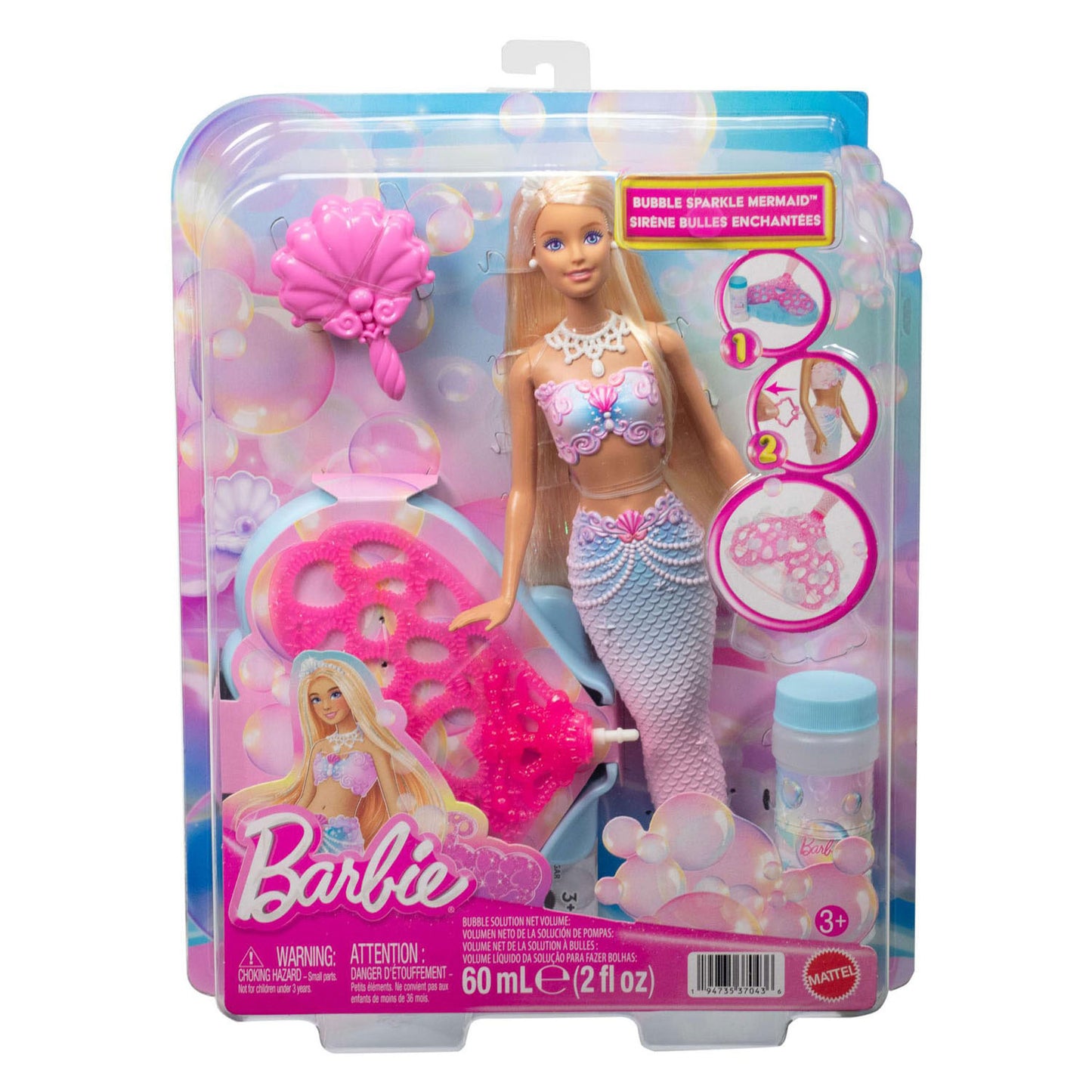 Barbie-Fantasie-Blasen-Meerjungfrau