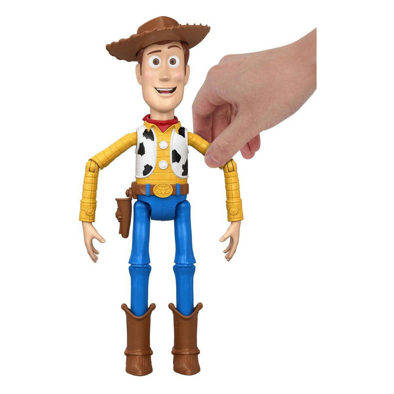 Mattel Disney und Pixar Toy Story 5 laufende Woody-Actionfigur von 30 cm – mehr als 50 Sounds – Niederländisch
