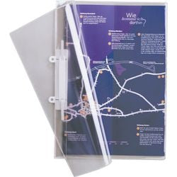 Schnellbefestiger, langlebig, A4, transparent