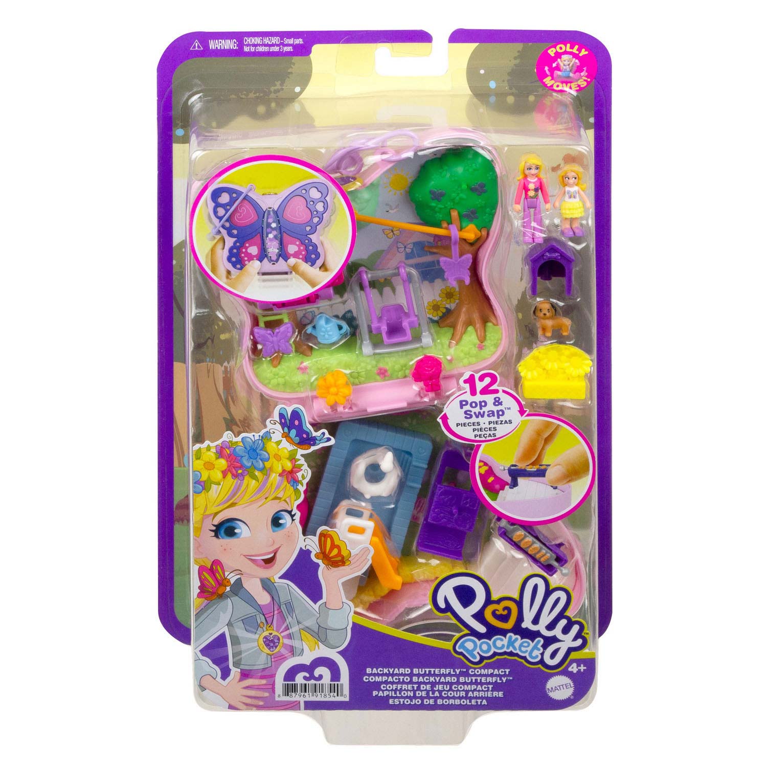 Mattel Polly Pocket Pocket Butterfly Garden kompakt