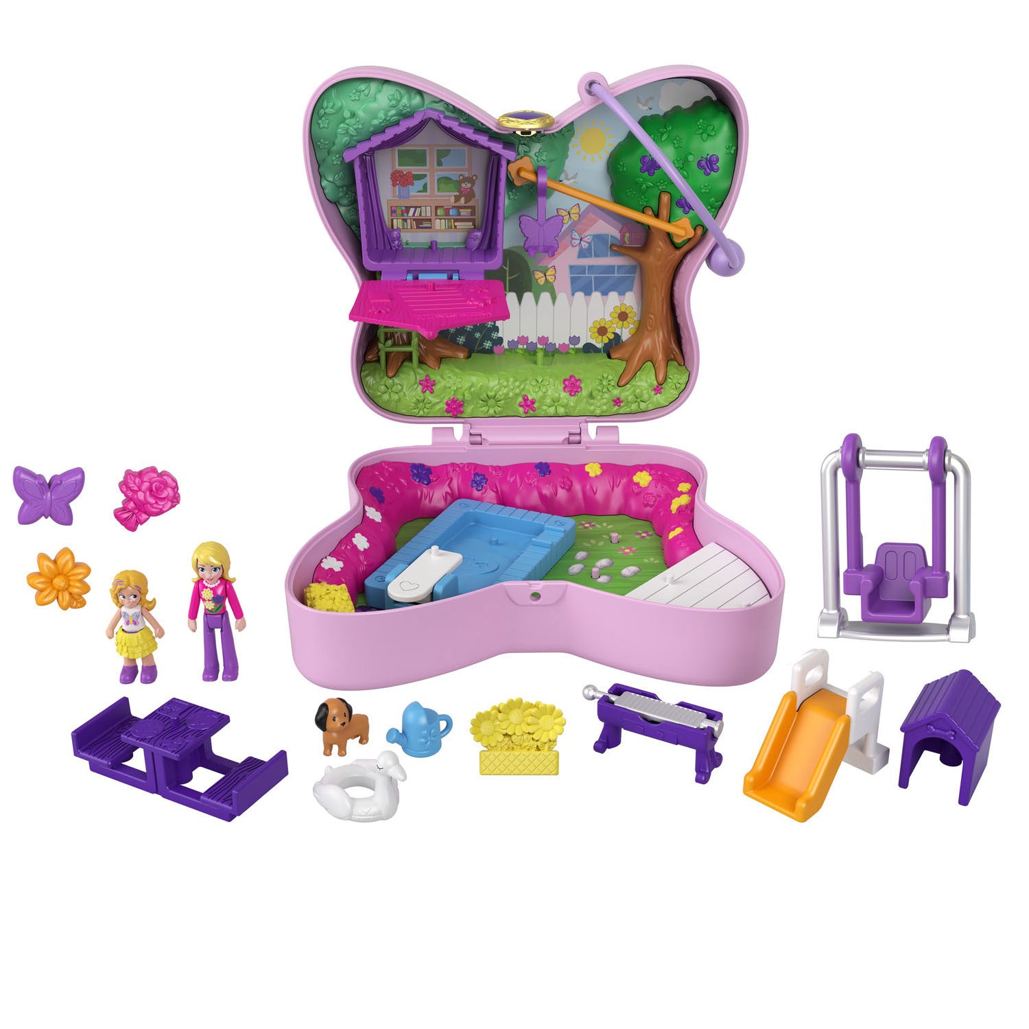 Mattel Polly Pocket Pocket Butterfly Garden kompakt