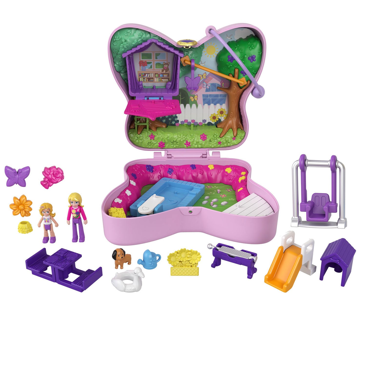Mattel Polly Pocket Pocket Butterfly Garden kompakt