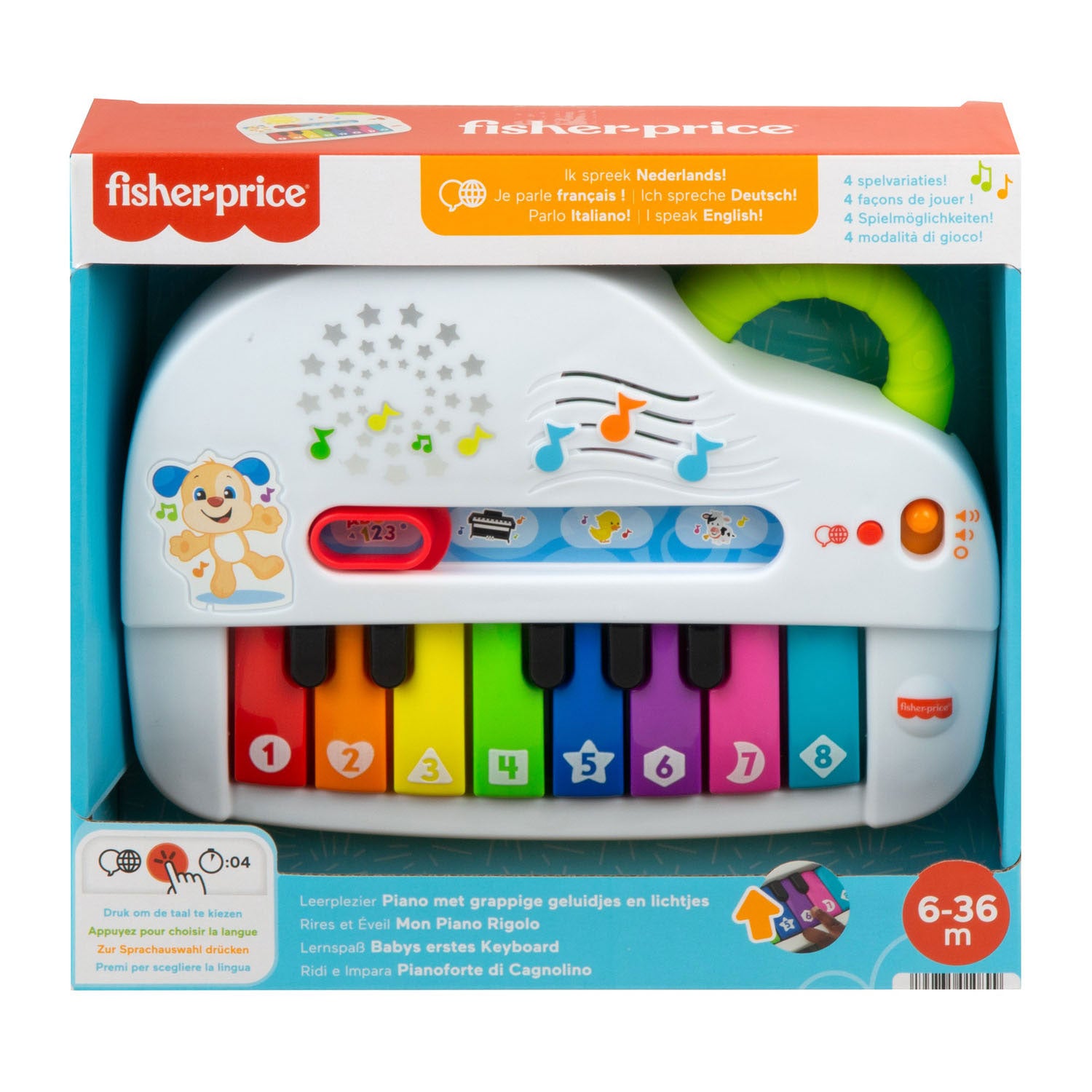 Fisher Price Lernvergnügen dumme Klänge leuchtend Klavier