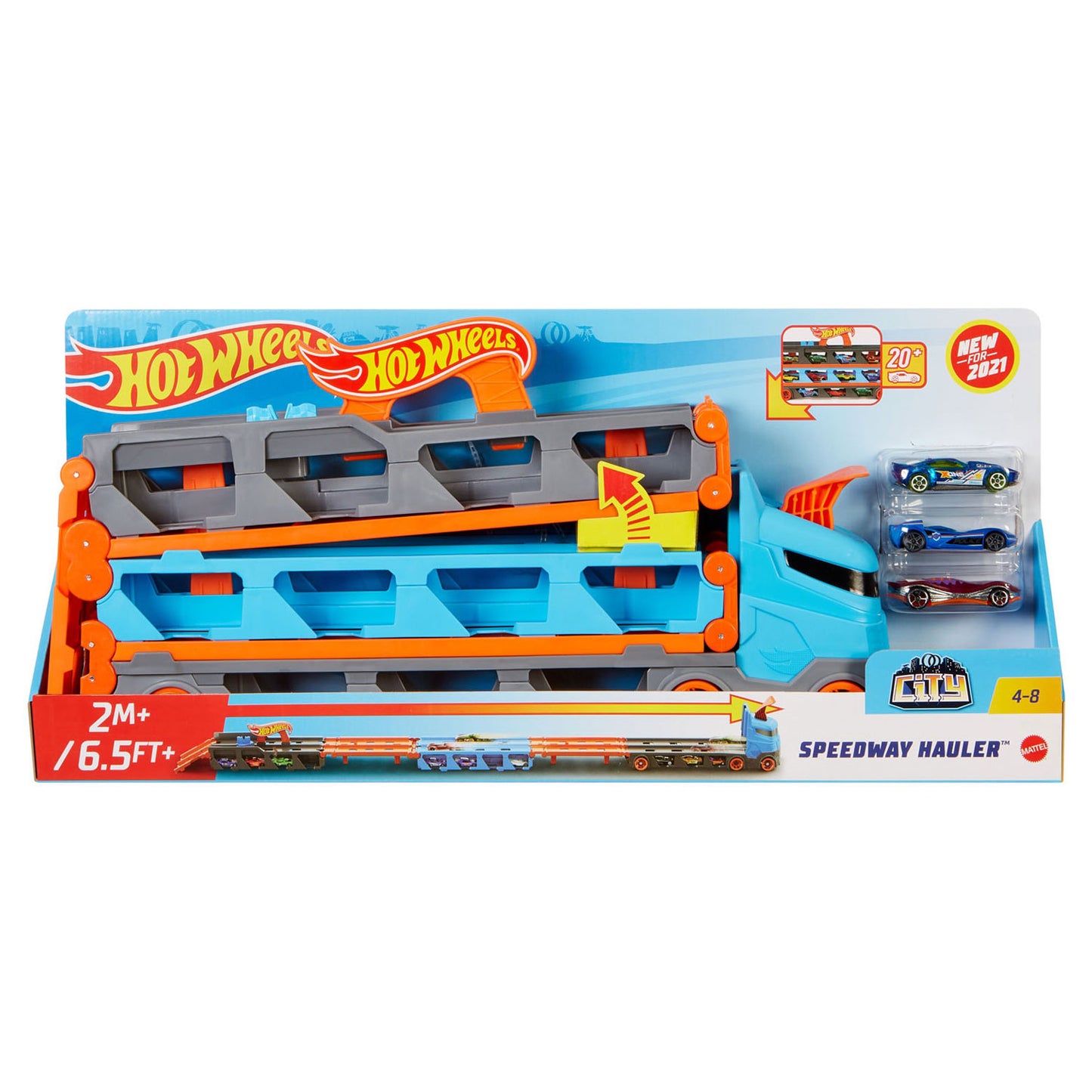 Mattel Hot Wheels City Speedway Transport Car