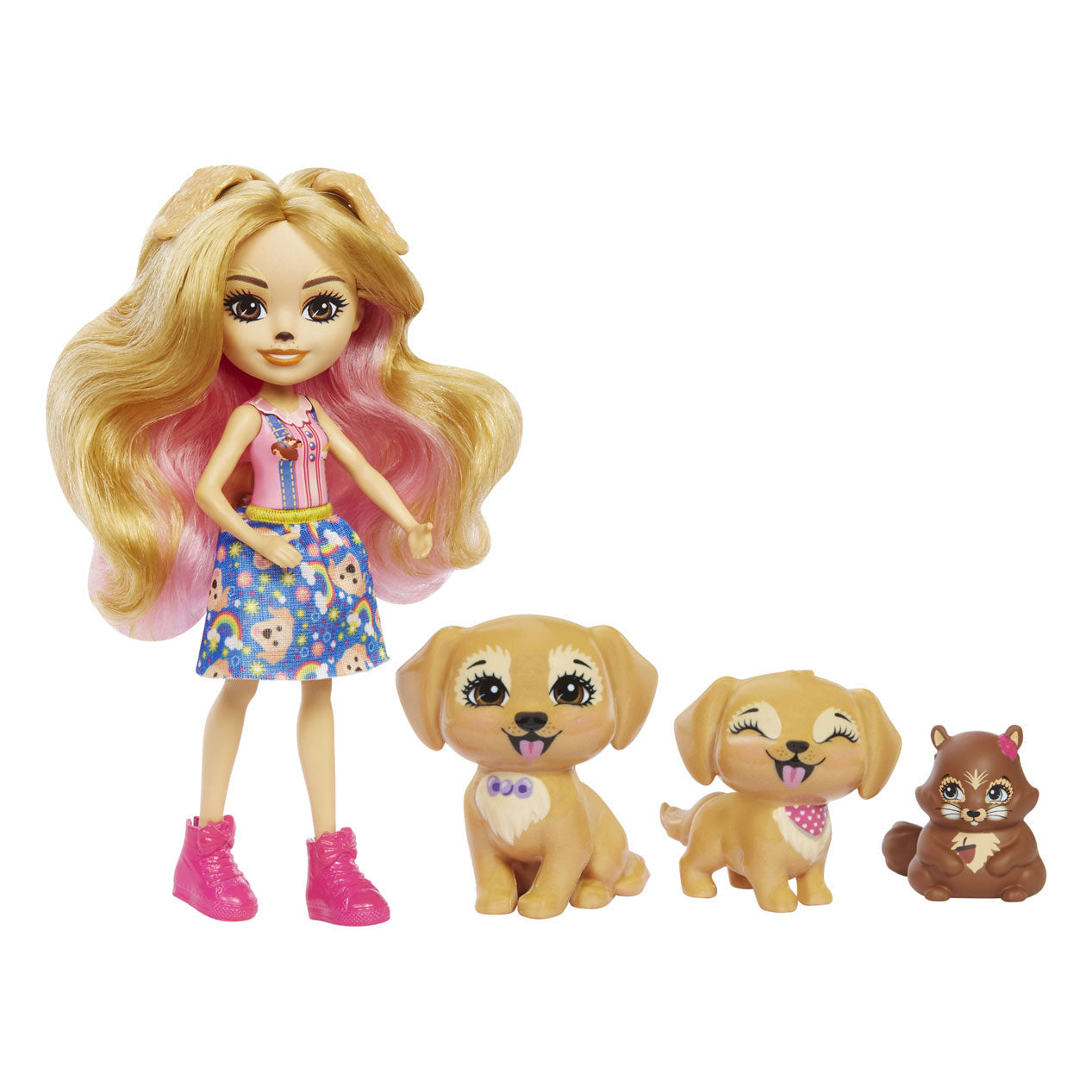 Mattel Enchantimals Gerika Golden Retriever Familie