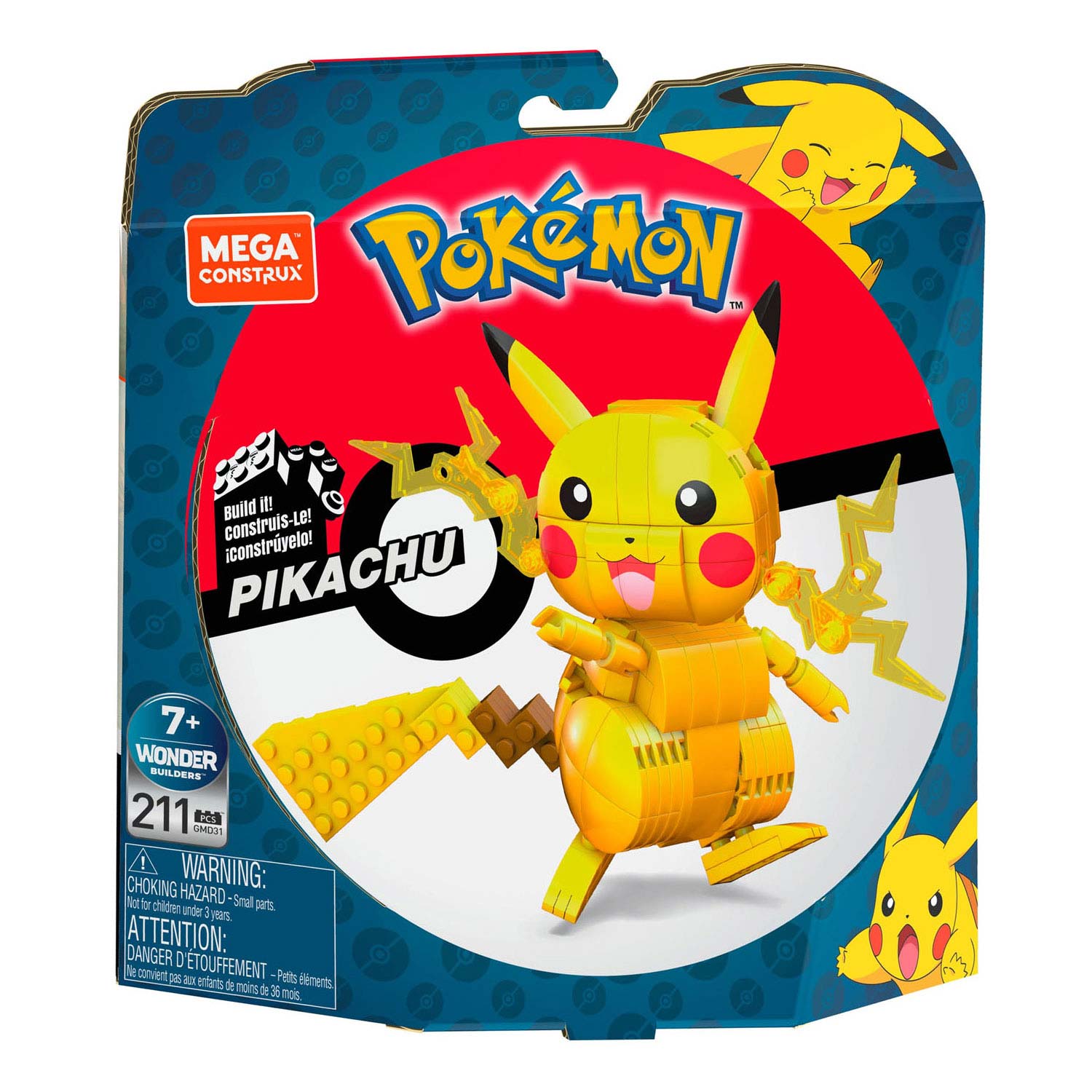 Mattel Mega Constux Bouwset Pikachu
