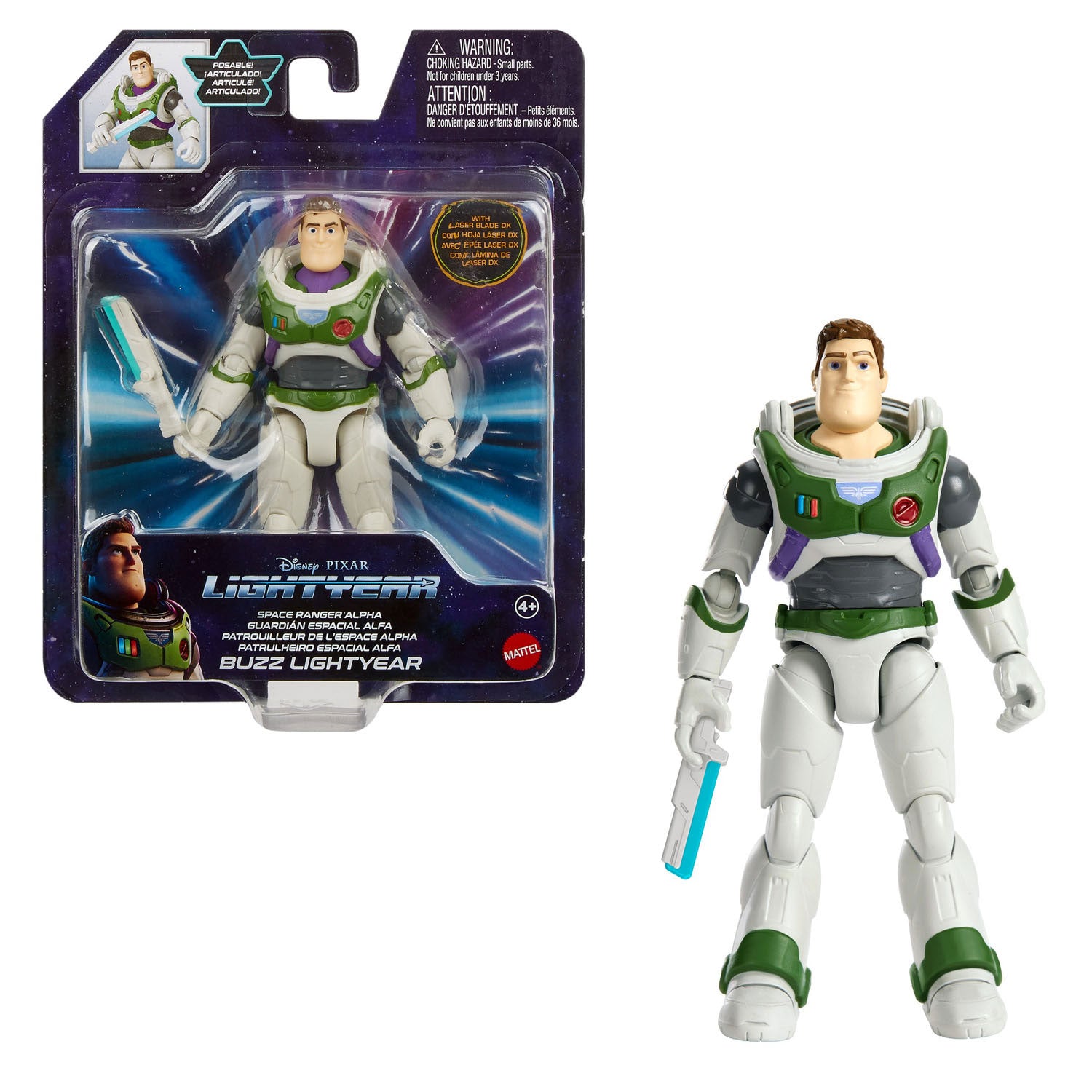 Mattel Pixar Buzz Lightyear Alpha -Anzug Play Figur