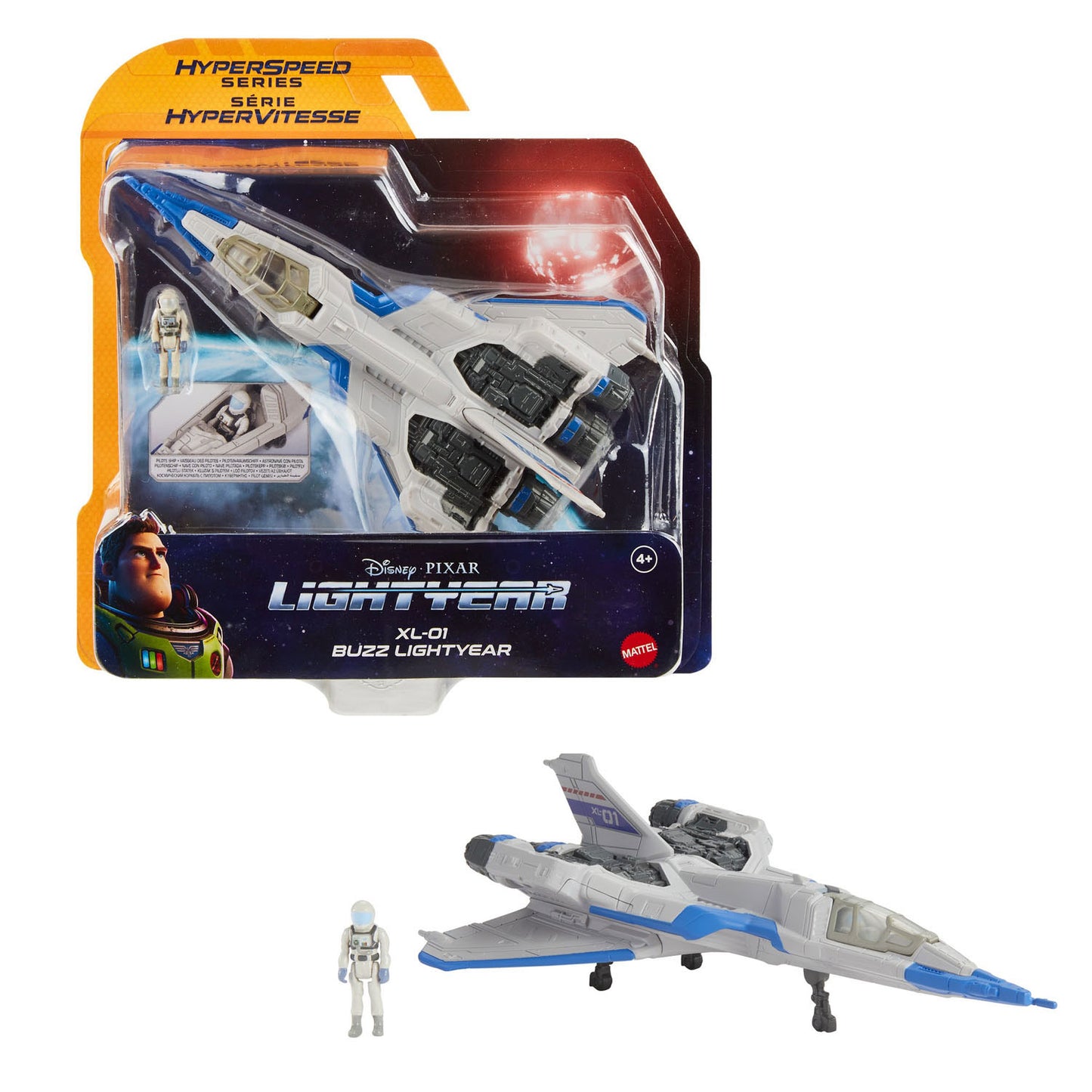 Mattel Lightyear Flight Buzz + XL-01 Raumschiffebene