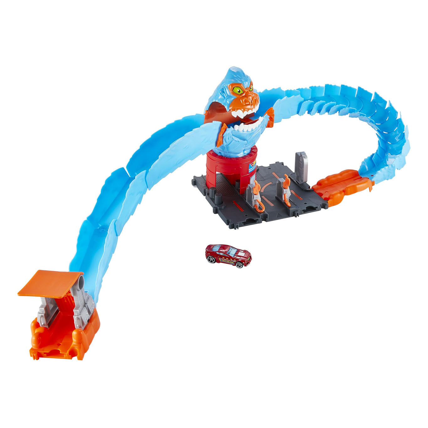 Mattel City Nemesis Labor -Tankstelle Gorilla Angriff