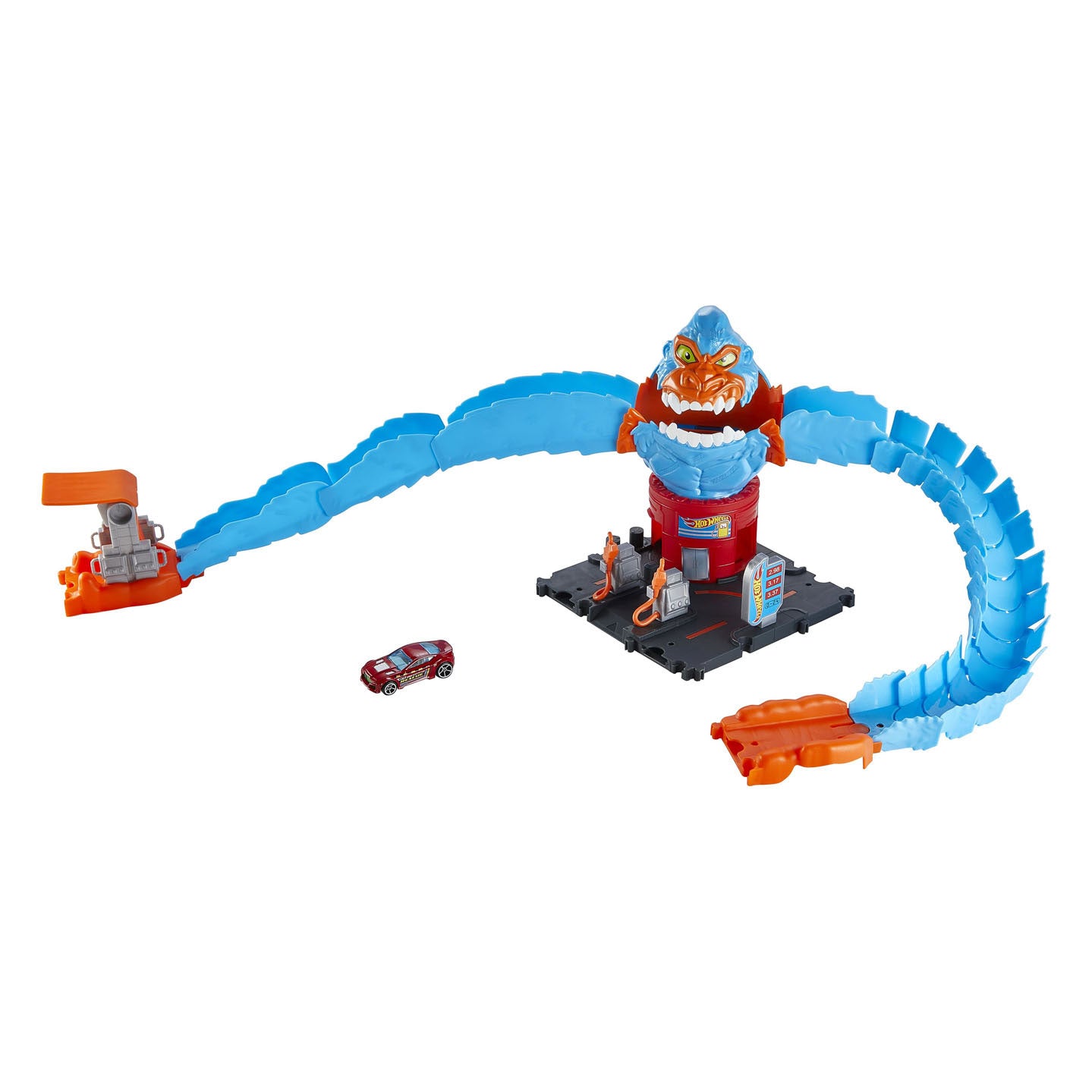 Mattel City Nemesis Labor -Tankstelle Gorilla Angriff