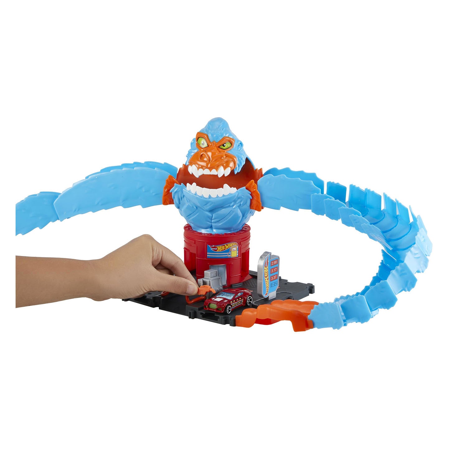 Mattel City Nemesis Labor -Tankstelle Gorilla Angriff