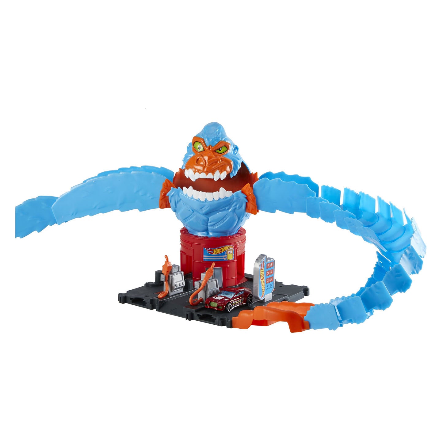 Mattel City Nemesis Labor -Tankstelle Gorilla Angriff