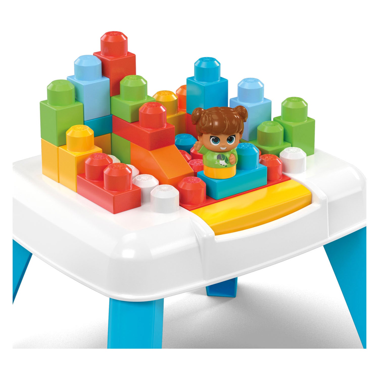 Mega Bloks bauen einen Tumble -Konstruktionstisch