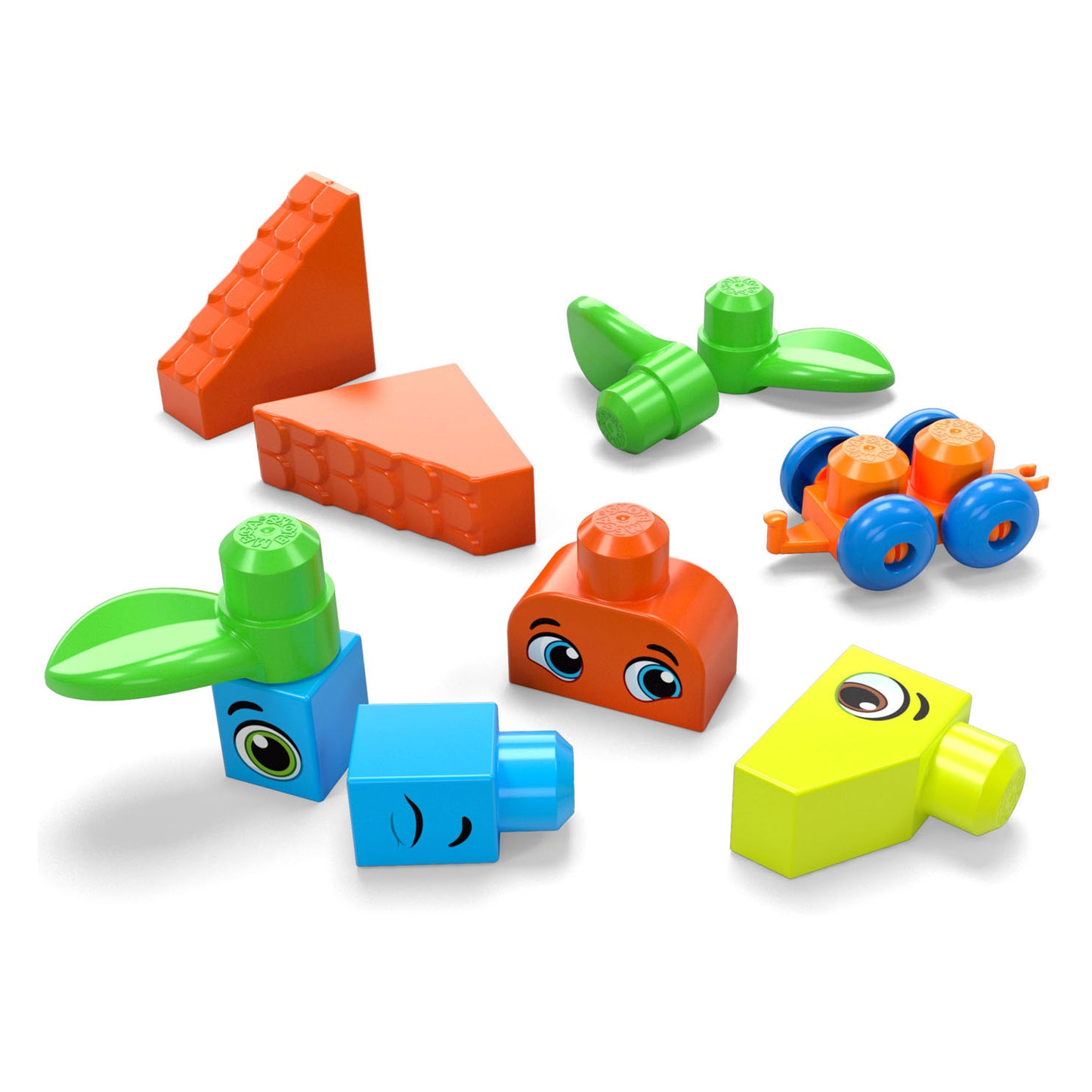 Mega Bloks größere Baubeutel Bausteine, 150dlg.