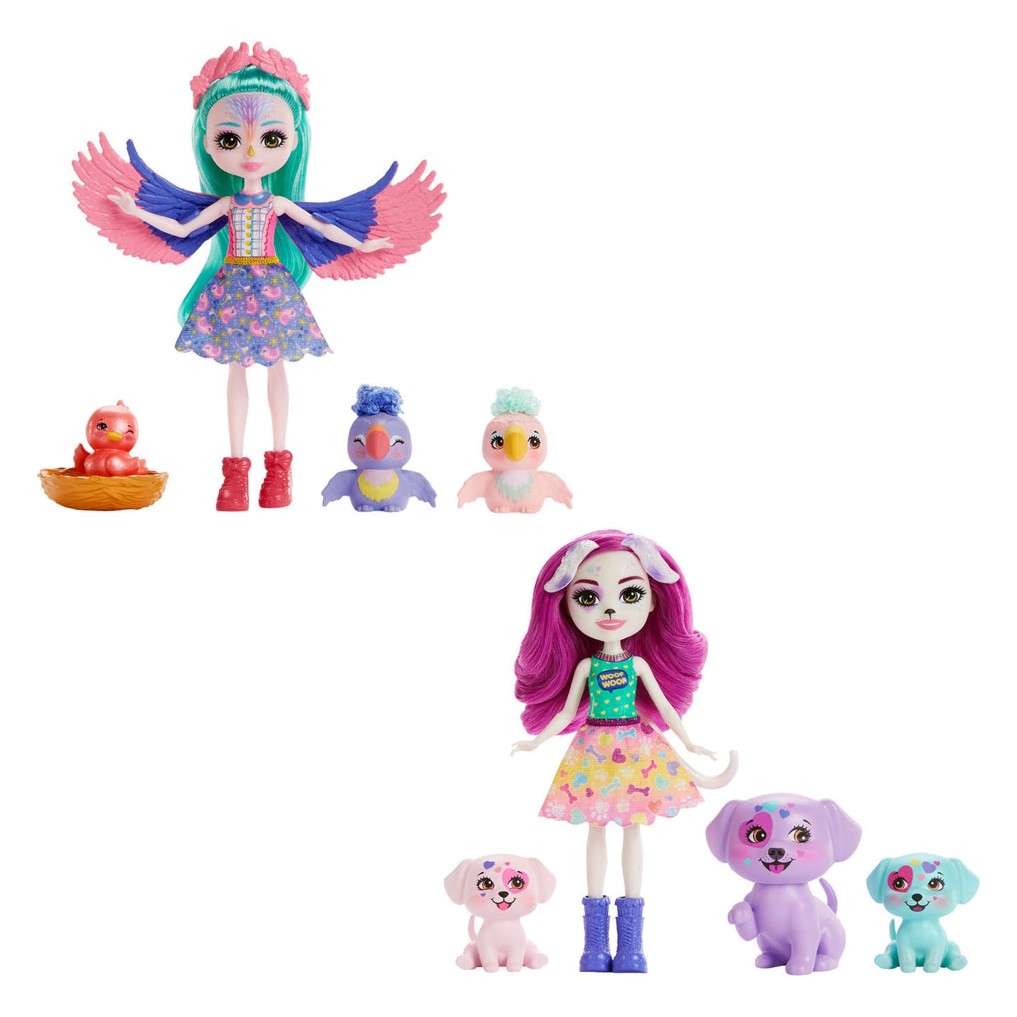 Mattel Enchantimals City Tails Pop mit tierischen Freunden