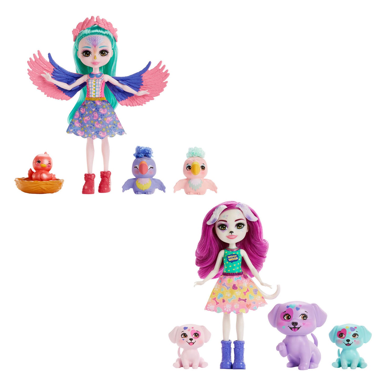 Mattel Enchantimals City Tails Pop mit tierischen Freunden