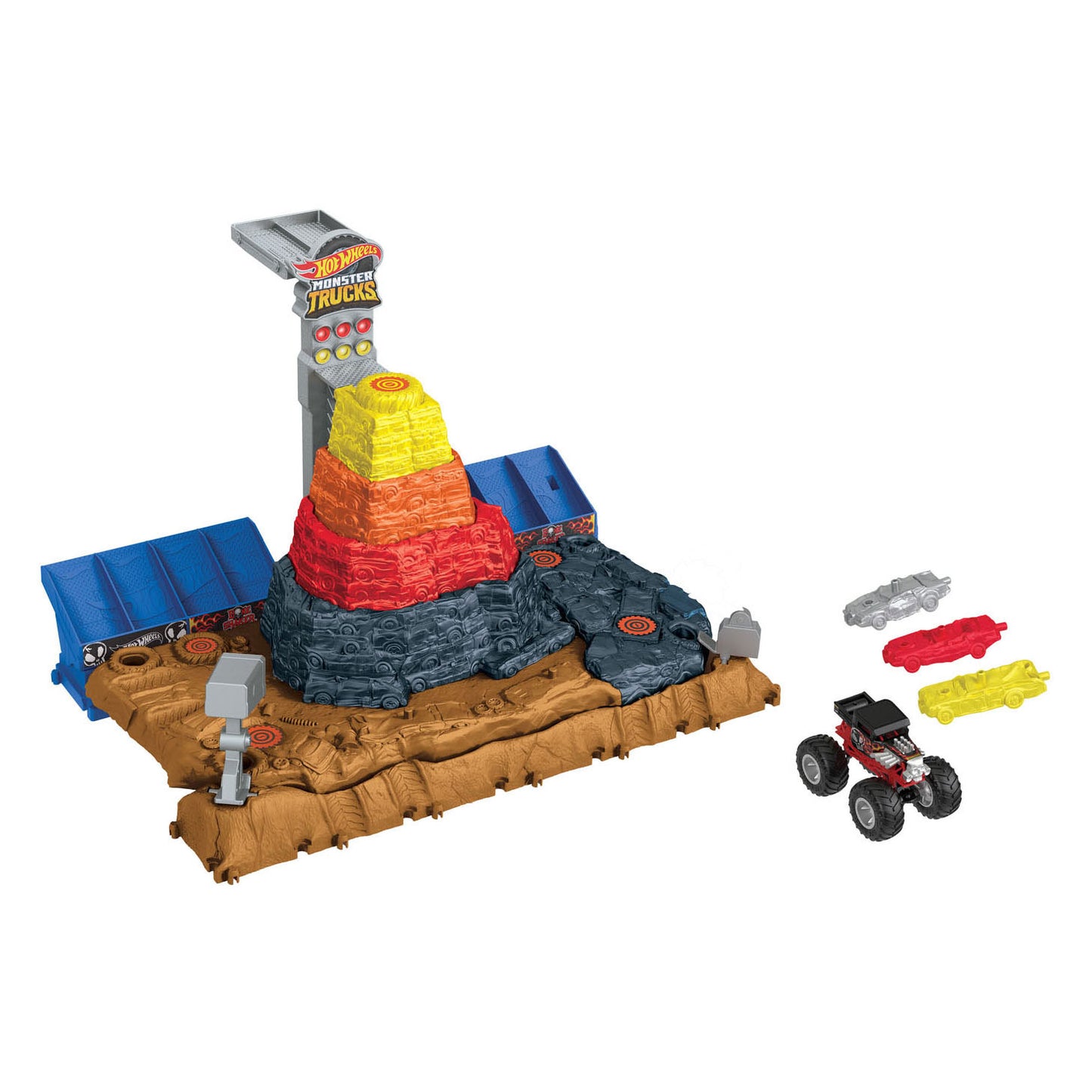 Hot Wheels Arena Smasers Main Event Bone Shakers Ultimate Crush Yard