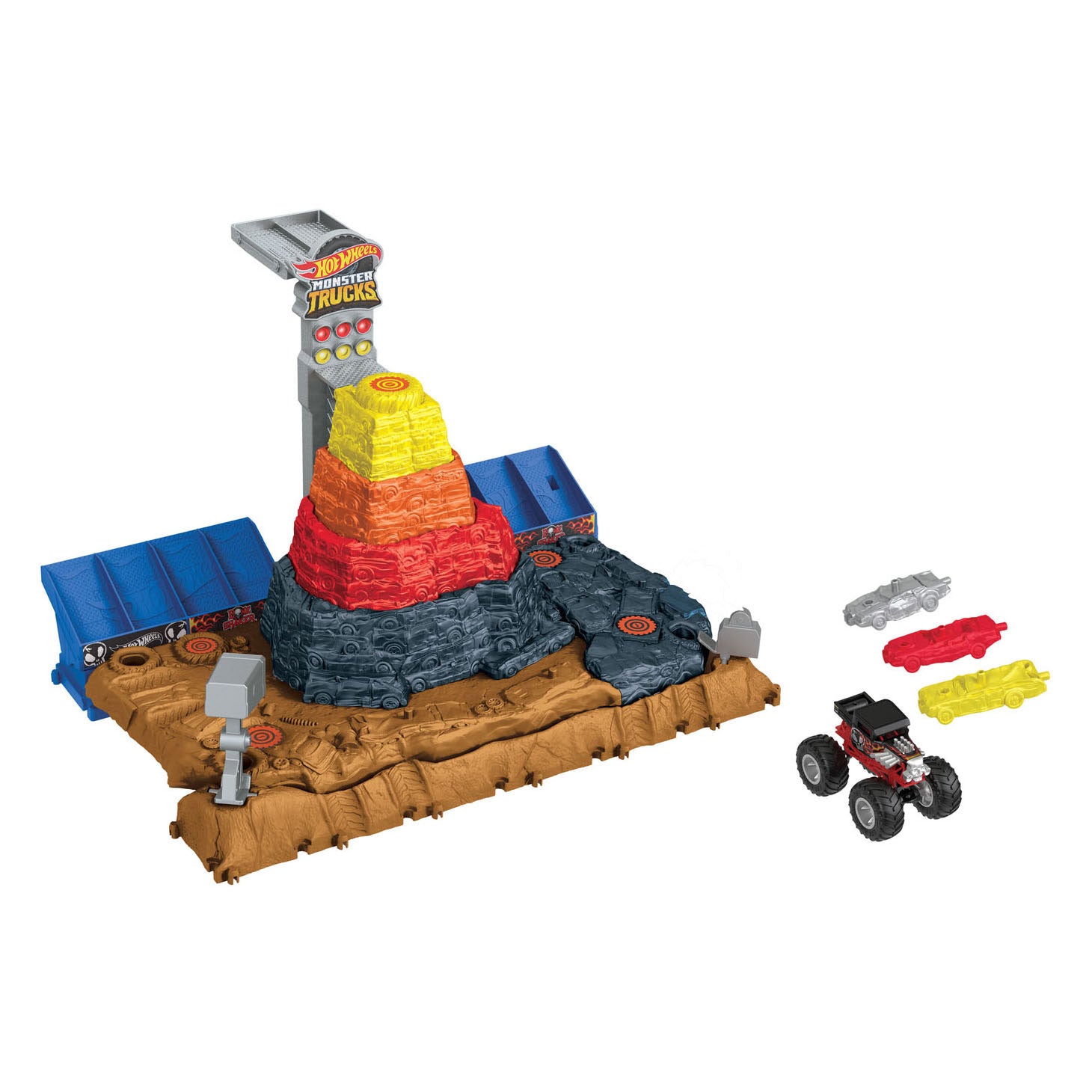 Hot Wheels Arena Smasers Main Event Bone Shakers Ultimate Crush Yard